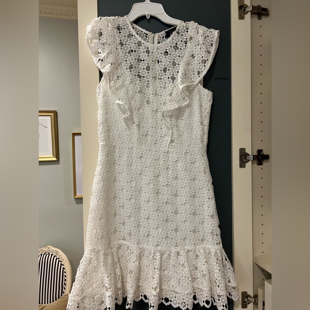 BARDOT white lace dress